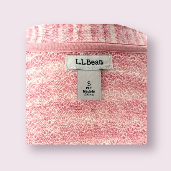 L.L. Bean Open Cardigan - size small petite - Picture 2 of 4